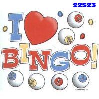 Click to order printed t-shirt 22523... I Love Bingo