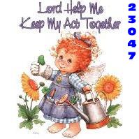 Click to order printed t-shirt 23047... Lord Help Me Keep My Act Together 2001 © Morehead, Inc.