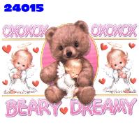 Click here to Order design 24015... Beary Dreamy. (1st quality t-shirts, sweatshirts, tank tops, baby doll tees, scoop neck tshirts and hooded fleece)