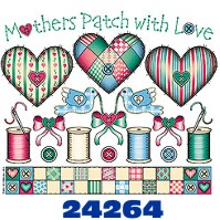 Click to order printed t-shirt 24264... Mothers Patch with Love