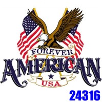 Click to order printed t-shirt 24316... Forever American USA