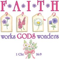 Click to order printed t-shirt 24362... Faith works Gods wonders 1 Chr. 16:9