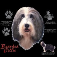 Click to order printed t-shirt 30810... Bearded Collie