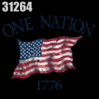 Click to order printed t-shirt 31264... One Nation 1776