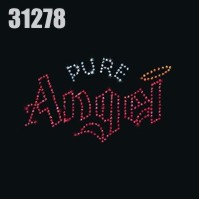 Click to order printed t-shirt 31278... Rhinestud Pure Angel (small print 4.5