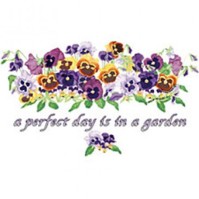 Click to order printed t-shirt 31290... a perfect day is in a garden