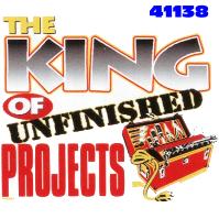 Click to order printed t-shirt 41138... The King of Unfinished Projects