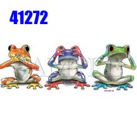 Click to order printed t-shirt 41272... See no Evil Frogs
