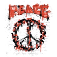 Click to order printed t-shirt 41477... Peace Blood and Guns