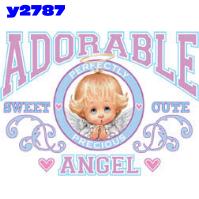 Click to order design y2787... Adorable Angel Sweet Cute Perfectly Precious (Youth Size Print)
