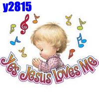 Click to order printed t-shirt y2815... Jesus Loves Me - Girl (Youth Size Print)
